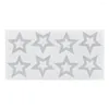 Baking Moulds Muffin Pan Stencil Cake Decorating Tool Chocolate Mould Decor 3D Star Shape Silicone Tools Cupcake