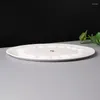Plates Solid Color Ceramic Floating Point Texture Flat Plate Restaurant Dessert Steak Sushi Dish Pasta Specialty Tableware
