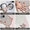 Bath Mats Mochi Peach Goma Floor Mat Kitchen Shower Door Pink Quick-Drying Bathroom Accessories Waterproof Anti Slip Toilet