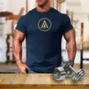 Men's T-Shirts Spartan Shield Gym Fitness Training Boxing Training T-shirt 100% Cotton O-Neck Short Sleeve Casual Mens T-shirt Size S-3XL J240330