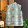 Nowy vintage kamizelka etniczna Tops w stylu chiński drukowana bluzka Hanfu Kobiety Chiny Chiny Tradycyjny ubrania Tang Suit Blusas Gilet Shirt 49KW#