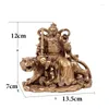 Dekorativa figurer Tiger Tiger God of Wealth Zhao Gongming Harts Ornament Home Decor Display Sculpture Wine Rack Decoration