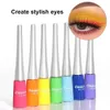 6G 14 Color Liquid Eye Liner Set Cosmetics Slooth Soft Brestles Multicolor Matte Eyeliner Pen Eyes Makeup 240325