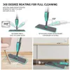 Magic Floor Cleaning Sweeper Brooms With Microfiber Pads 360 ° Rotation Flat Spray Floor Mop Broom för rengöring av hem snurr Mop 240315