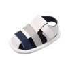 Sandaler mode sommar baby flickor pojkar sandaler nyfödda spädbarn skor avslappnad mjuk botten non-halp andningsskor före vandrare 240329