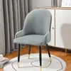 Chair Covers High Back Cover Curved Dining Slipcovers Velvet Irregular Elastic Stretch Funda Silla Seat