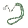 Bracelet de prière élégant à brins de 45 perles, pour la méditation, Religion islamique, décor de l'Aïd