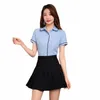 Hôtel Frt Bureau Vêtements de travail pour femmes manucures jupe courte Set Beauty Sal Uniforme Fi Spa Masseuse Vêtements g9FG #