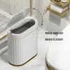 7L/9L Cestino intelligente Can lattina elettronica Sensore intelligente automatico Spazzatura Bin Abs Household Wide -Waster Canda per bagno per il bagno della cucina