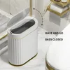 7L/9L Cestino intelligente Can lattina elettronica Sensore intelligente automatico Spazzatura Bin Abs Household Wide -Waster Canda per bagno per il bagno della cucina