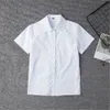 Camisa japonesa JK branca feminina LG e manga curta top branco puro all-match camisa branca de estudante JK roupas i8gv #