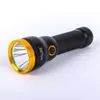 Mini lampe de poche portative à longue portée pour patrouille de sécurité extérieure, projecteur LED à batterie au Lithium, 493826