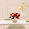 Fleurs décoratives décor à la maison Style pastoral boîte à fleurs petit faux bonsaï panier Bouquet ornements réaliste plantes en pot Simulation