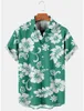 Camicie casual da uomo Camicia grafica Boho Tribal Colletto classico Giallo Rosso Blu Verde Abbigliamento quotidiano da spiaggia a maniche corte 4
