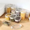 Opslagflessen Keuken Afdichting Pot Huishoudelijke Granen En Granen Organizer Food-grade Transparante Plastic Droge Goederen Potten