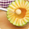 Colheres cozinha gadget criativo sorvete cavar bola colher colher crianças diy sortidas pratos frios ferramenta melancia melão frutas