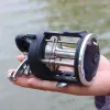 Reels Sougayilang Trolling Drum Fishing Reels 3,8: 1 overbrengingsverhouding Rechterhand trolling drum vissen reel max drag 28kg pesca reel knob