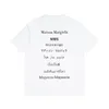 designer t shirt MM6 shirt mens t shirt printed alphabet short sleeve top luxury tee shirt for men designer tshirt womens shirts garbled digit unisex loose casual