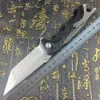 A6704 Wysokiej jakości noża do składania płótna 7cr13mov Stone Wash Tanto Blade CNC G10 Łożysko kulkowe na zewnątrz noża kempingów EDC