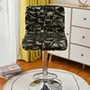 Chair Covers High Stool Shiny Velvet Fabric For Swivel Bar Cover Short Size Cvoers Seat Case Dining Room Drop