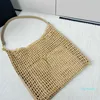 10A Stro Hobo Tas Zomer Designer Strandtassen Weave Schouder Onderarm Zwervers Luxe Tote Handtas Strand Bakken Lafite Gras