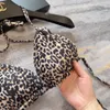 Sexy Leopard Print Bikini Three Point Backless Swimsuit for Women Sexy Luxury Summer Bikinis Set