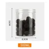 Promotion sur les bouteilles de stockage !Pot alimentaire en plastique Transparent scellé de 500Ml, 10 pièces, conteneurs de cuisine avec couvercle pour bonbons et biscuits parfumés