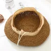 Berets Newsboy Hats Summer Weave Beret Female Straw For Spring Autumn Flat Sun Hat Breathable Casual Holiday Artist Beach Cap Chapeau H240330