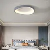 Plafondverlichting Moderne LED-verlichting voor woonkamer Slaapkamer Studeerkantoor Ronde glanslamp met afstandsbediening Dimmen