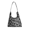 Bag Vintage Animal Pattern Women Shoulder Handbag Purse Autumn Fashion PU Leather Clutches Hobo Casual Bags