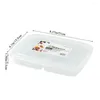 Bouteilles de rangement Clear Plastic Refrigerator Organisateur