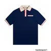 Designer The correct version of the verified summer luxury pocket logo polo shirt is the same for men and women H9MZ