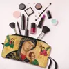 Unsere Dame der ewigen Hilfe Kulturbeutel römisch-katholische Jungfrau Maria Kosmetik Make-up Organizer Frauen Schönheit Lagerung Dopp Kit Box s9dR #