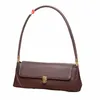 Yogodlns Retro Flap Borsa ascellare per le donne PU Borsa a tracolla in pelle di lusso Ascella Borsa Designer Frizione Purrse Bolsa P4pD #