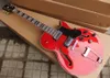 Intero nuovo arrivo Jazz ES 175 chitarra elettrica L5 in rosso 1102255192816