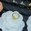 Womens Letter Ring Luxury Designer Rings For Women Couple Wedding Ring Fashion Adjustable Open Rings Lovers Jewelry Gift With Box