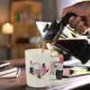 Tasses maison Drinkware fille outils de beauté forme rouge à lèvres poignée thé tasse à café créatif en céramique pour les femmes cadeau