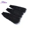 Weave Blice Synthetic Hair Bundles Kinky Straight Curly Hair Pieces Double Weft Hair Weaving Three Pcs Deal For Women