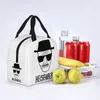 أكياس الغداء المعزولة Breaking Bad Instited Bass Base Bag قابلة لإعادة الاستخدام Heisenberg Walter White Lunch Box Tote Food Handbags School Outdoor S5LB#