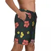 Herenshorts Zomer Gym Tropische bloemen Surfen Kleurrijke bloem Design Board Korte broek Casual Sneldrogend Strand Trunks Grote maten