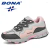 Casual Shoes BONA Designers Women Action Leather Running Ladies Mesh Athletic Sneakers Zapatos De Muje Comfy