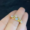 Cluster Rings KJJEAXCMY Fine Jewelry 925 Sterling Silver Natural Stone Opal Trendy Gemstone Women Female Ring Support Test Selling