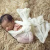 Dekens 40 150 cm geboren pography Props baby wrap gebreide deken stretch vulling nubble baby po schietaccessoires