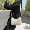 Neue Frauen Fi Handtaschen Retro Einfarbig PU Leder Schulter Unterarm Tasche Casual Frauen Hobos Handtaschen Damen Umhängetaschen Q5ZZ #