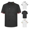 Manteau de chef unisexe, uniforme de chef respirant et résistant aux taches pour le personnel du restaurant de cuisine, haut à manches courtes à double boutonnage pour les cuisiniers y2ec #