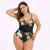 Bikinis Set Summer Y Ins New Women Bodysuit Beach Swimwear Bathing Suit Plus Size Printed Corset One Piece Swimsuit For Fat Girl Drop Dhcyh