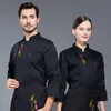 imperméable Automne et Hiver Western Hôtel Chef Uniforme Vêtements Restaurant Cuisson Cuisine Whol l04A #