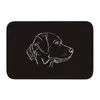 Tapis Labrador Retriever Portrait Chien Cadeau Paillasson Antidérapant Intérieur Bienvenue Chiot À Séchage Rapide Paillasson Pour Animaux De Compagnie Tapis D'entrée Tapis Footpad