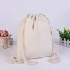 Drawstring 35x40cm Custom Canvas Backpack Bag Wholesale