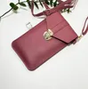 Neue Multifunktionale frauen Taschen Transparent Touchscreen Telefon Tasche Trend Einfache Umhängetasche Weibliche Mode Brieftasche Münze Tasche